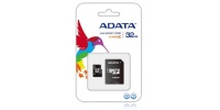 ADATA Micro SDHC 32 GB Klasse 4 + SD Adapter
